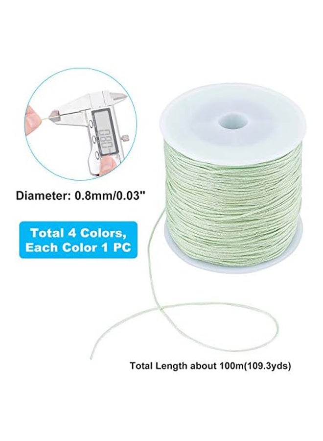 سلك نايلون أزرق 0.8 مم 436 ياردة حرفة تطريز الحبل - Image 3