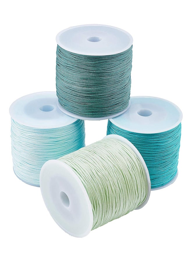 سلك نايلون أزرق 0.8 مم 436 ياردة حرفة تطريز الحبل - Image 4