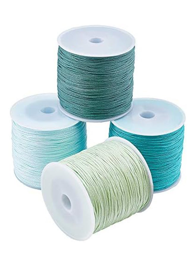 سلك نايلون أزرق 0.8 مم 436 ياردة حرفة تطريز الحبل - Image 2