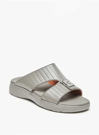 Le Confort Men Textured Slip-On Sandals