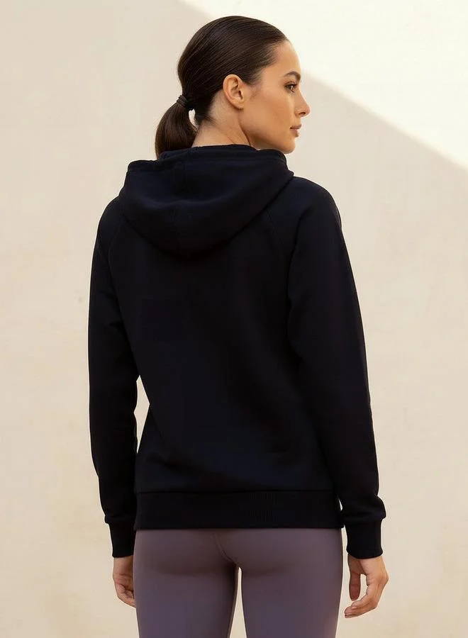 Splash Active Black Women Zip-Through Hoodie for Women | Best Price UAE