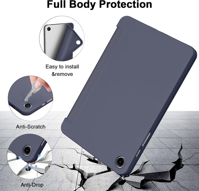 Demark Case for Galaxy Tab A9+11 inch 2023 Cover, Slim Stand Hard Back Shell Protective Cover with Auto Wake/Sleep for for Tab A9 Plus Tablet (SM-X210/X216/X218) (Dark Blue) - Image 4