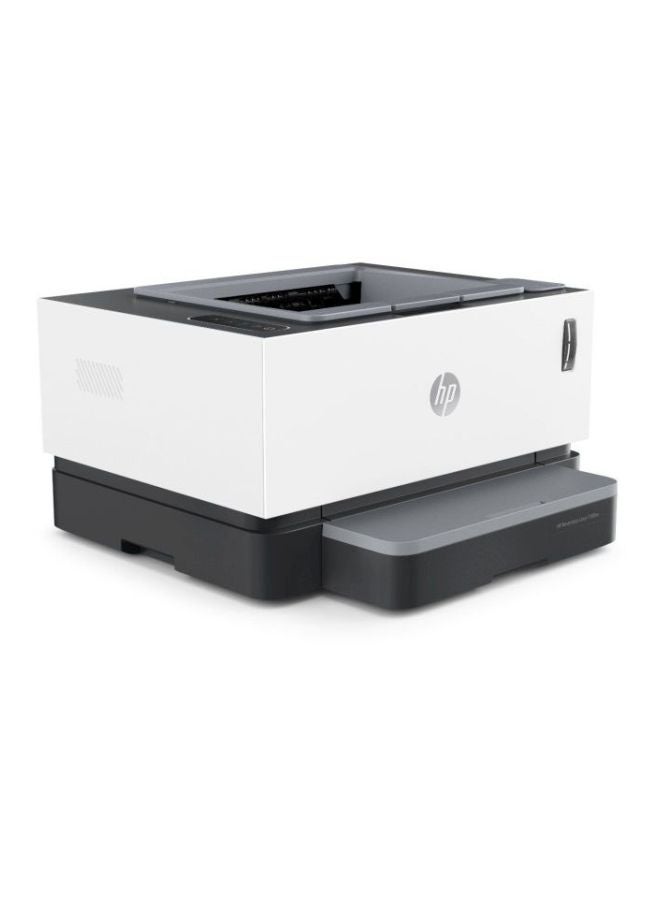 HP طابعة ليزر نيفر ستوب 1000W لاسلكية من إتش بي - بسرعة طباعة تصل إلى 21 صفحة في الدقيقة ومزودة مسبقاً بمسحوق الحبر لطباعة ما يصل إلى 5000 صفحة - اللون أبيض [طراز 4RY23A] أبيض/رمادي - Image 3