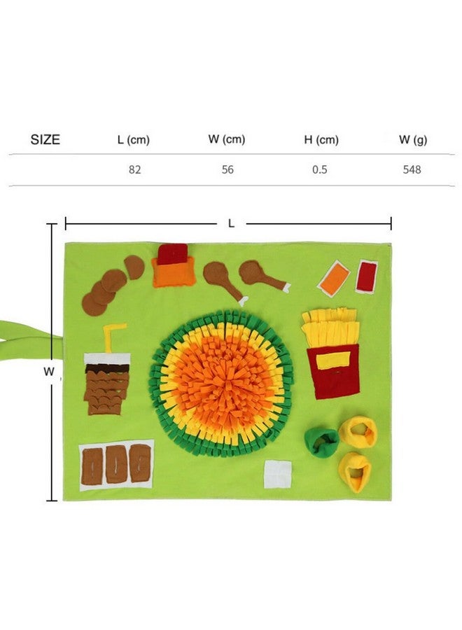 بت سجادة شم للكلاب، سجادة تغذية تفاعلية للحيوانات الأليفة، ألعاب تحفيز عقل الكلاب، ألعاب إثراء الكلاب، سجادة شم للكلاب الكبيرة - Image 2