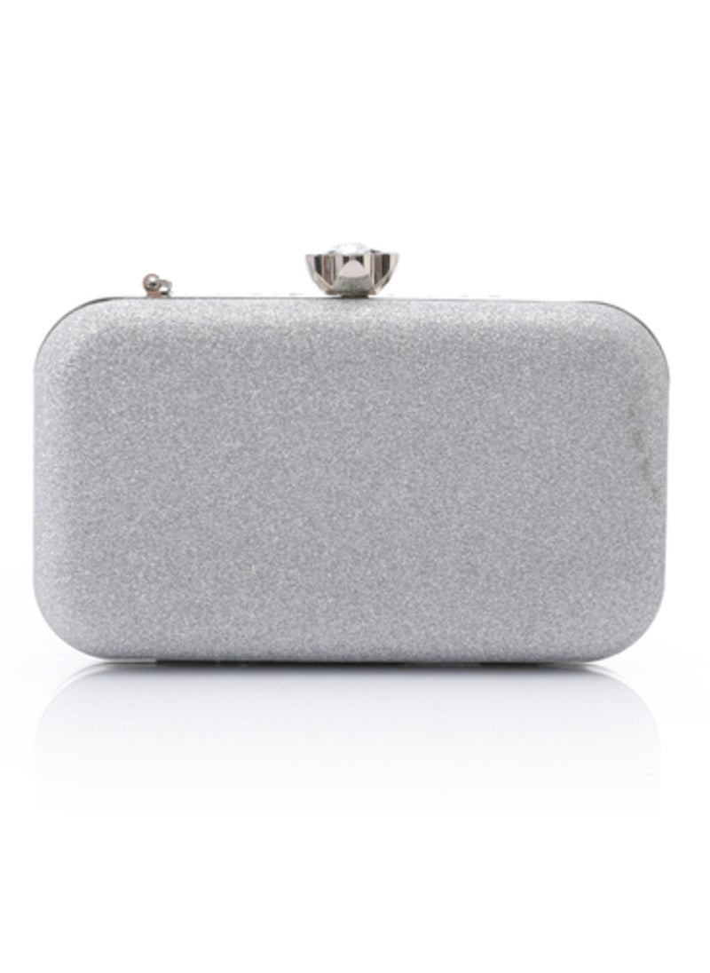 Mr.joe Mr Joe  Silver Soiree Clutch For Women -4127  - Image 3