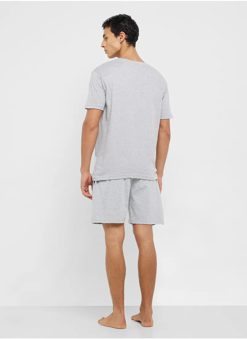 Seventy Five Nightwear T-Shirt & Shorts Set