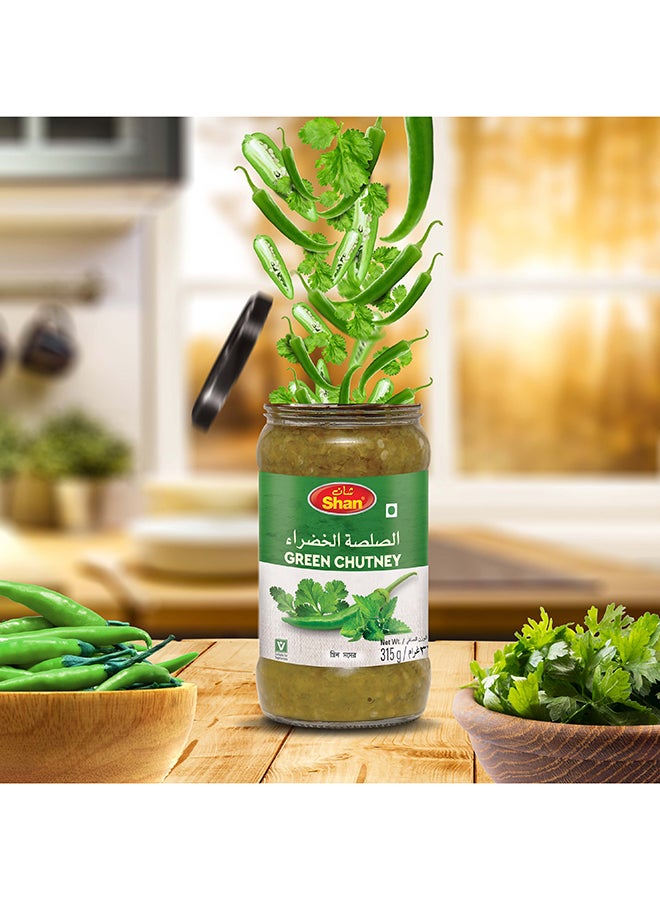 Shan Green Chutney 315gm - Image 3