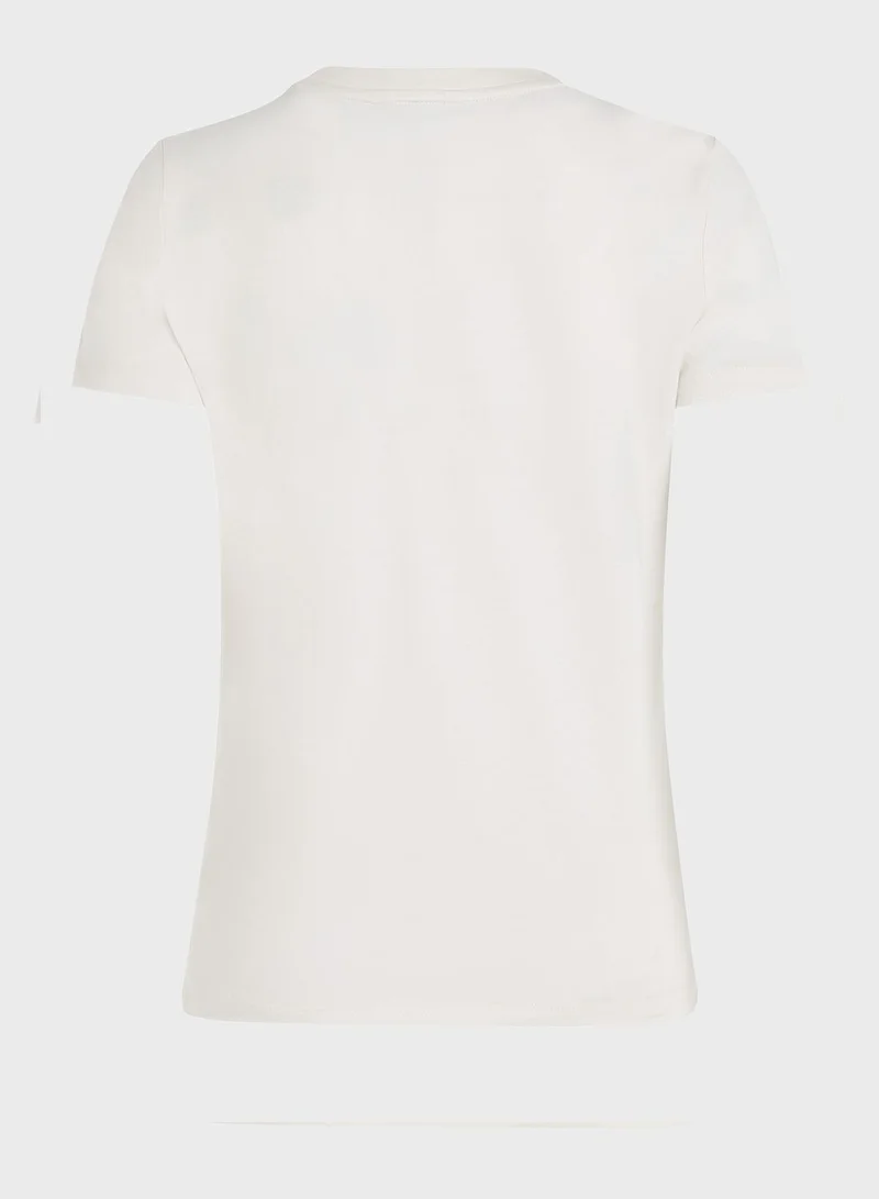 TOMMY HILFIGER Crew Neck Logo T-Shirt