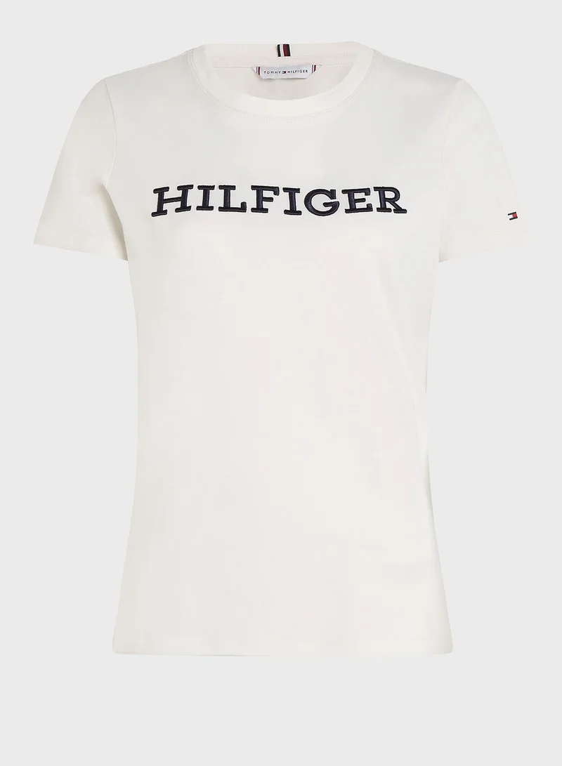 TOMMY HILFIGER Crew Neck Logo T-Shirt