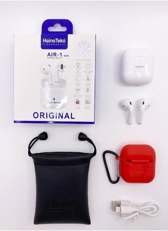 Haino Teko Air 1 Mini Wireless Bluetooth With Charging Case White (Haino Teko Germany)  - Image 3