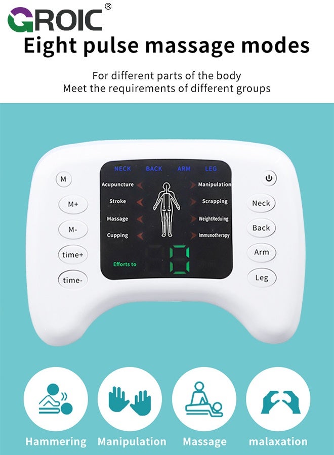 GROIC TENS Machine, Recovery Muscle Stimulator, Back Pain Relief, Sciatica, Neck, Shoulder, Muscle Pain, Electric Massager, Digital TENS Machine with Multiple Customizable Modes, TENS Muscle Stimulator - Image 5