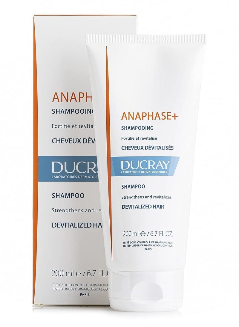 DUCRAY Anaphase + Devitalized Hair Shampoo, 6.7 Fl Oz