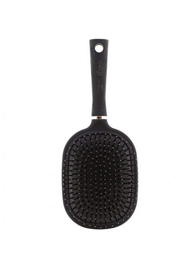 Annie ; Deluxe Paddle Cushion Brush 2204 ; Black ; Jumbo ; Ball Tipped ; Gently Massages Scalp  - Image 3