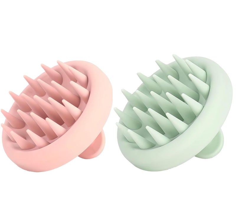 HUDACRUSH Pink Unibody Silicone Scalp Massager for Hair Growth, Scalp Scrubber, Head Massager for Hair Growth, Deep Cleansing Dandruff Removal Brush, Oil Massager Shampoo Brush for Men and Women - Image 2