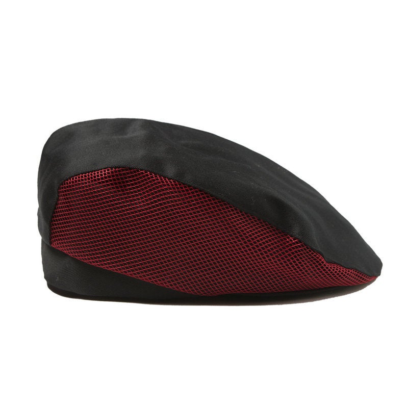 Chef Hat Men'S Coffee Western Restaurant Waiter Pirate Hat Beret Work Peaked Cap Breathable Mesh Forward Cap - Image 4