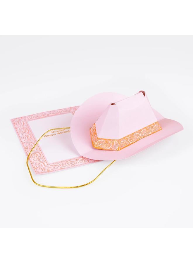 Meri Meri Pop-Up Western Hat Birthday Card - Image 3