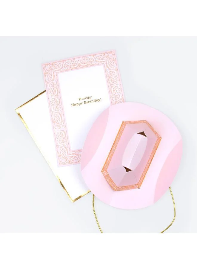 Meri Meri Pop-Up Western Hat Birthday Card