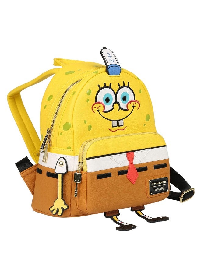 Loungefly x SpongeBob SquarePants 20th Anniversary Mini Backpack (One Size, Yellow Multi) - Image 3