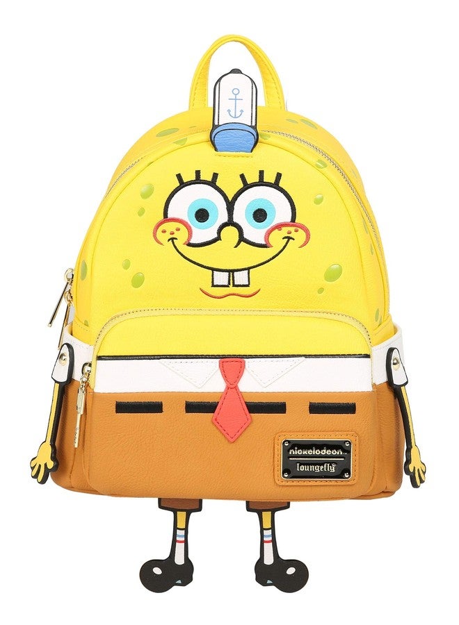 Loungefly x SpongeBob SquarePants 20th Anniversary Mini Backpack (One Size, Yellow Multi) - Image 1