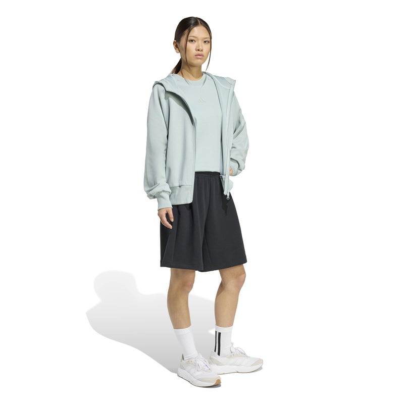 adidas Soft Lux Full-Zip Hoodie - Image 1