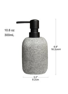 Arabest Creative Minimalist Soap Dispenser for Bathroom Gray 