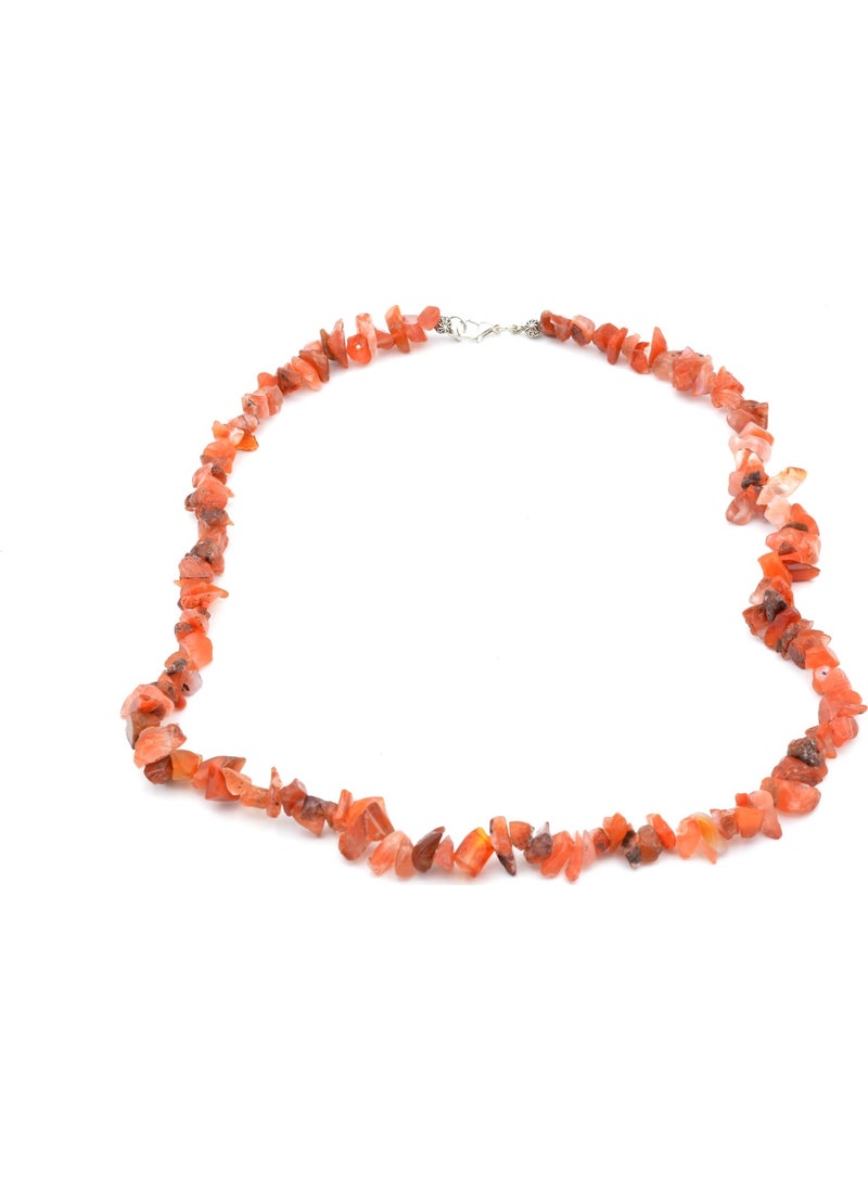 Murty99 - Natural Broken Stone Yemen Agate Stone Necklace 002 - Image 1