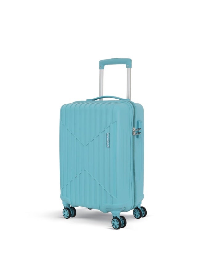 KAMILIANT by American Tourister Savvy Cabin Trolley Bag, Small 55 cm, Hard Case Polypropylene, Sea Blue - Image 1