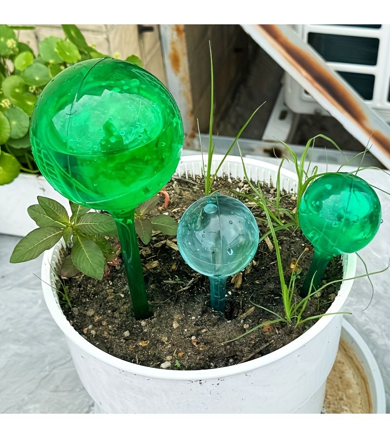6Pcs Automatic Drip Irrigation System Transparent Large Size Efficient Water Saving Easy Install Garden Lawn - Image 2