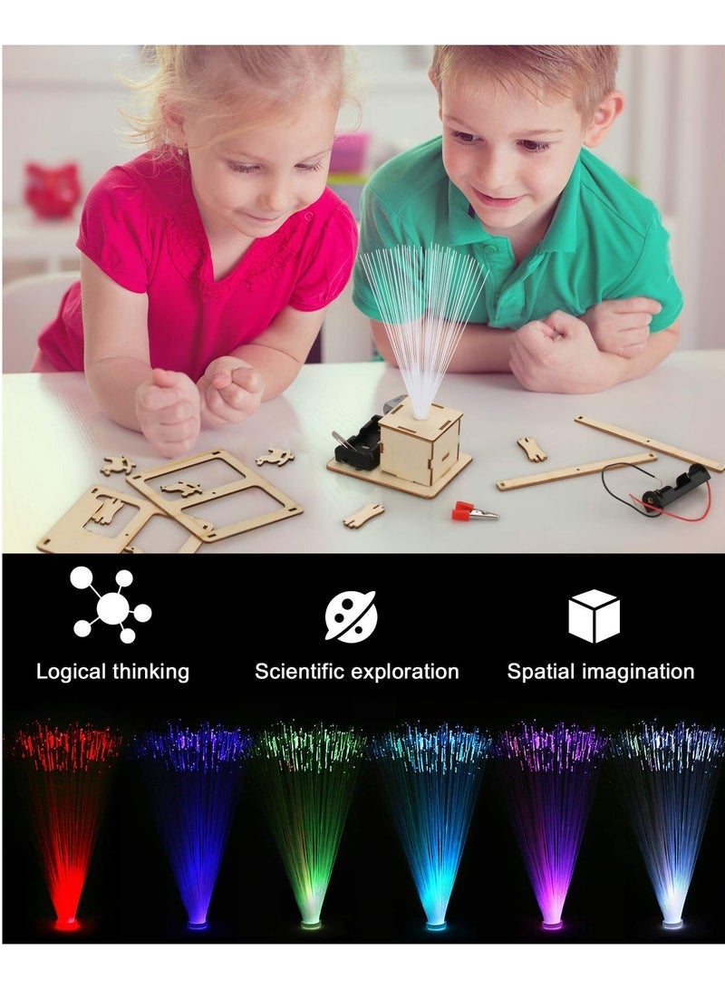 Bukela 4 in 1 STEM Kits for Kids Age 4-10, Science STEM Projects for Kids 4-12, 3D Puzzles, Educational Craft Building Toys 8-13, Christmas Birthday Gifts for Girls Boys 6 7 8 9 10 11 12 13 Year Old, science project, science kit - Image 4