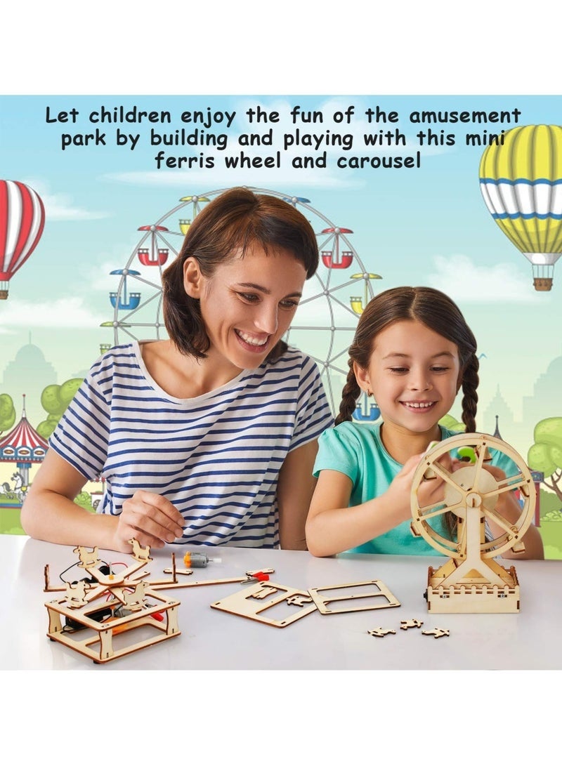 Bukela 4 in 1 STEM Kits for Kids Age 4-10, Science STEM Projects for Kids 4-12, 3D Puzzles, Educational Craft Building Toys 8-13, Christmas Birthday Gifts for Girls Boys 6 7 8 9 10 11 12 13 Year Old, science project, science kit - Image 5