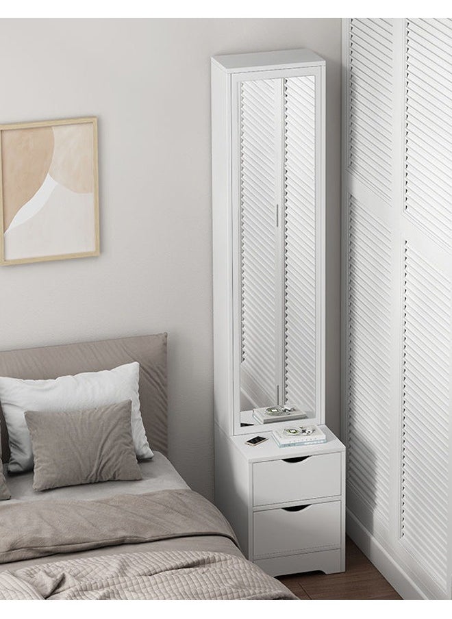 fashionhome - Multifunction Dressing Mirror and 2 Drawers Storage Table 30 x 34 x 162 cm - Image 1