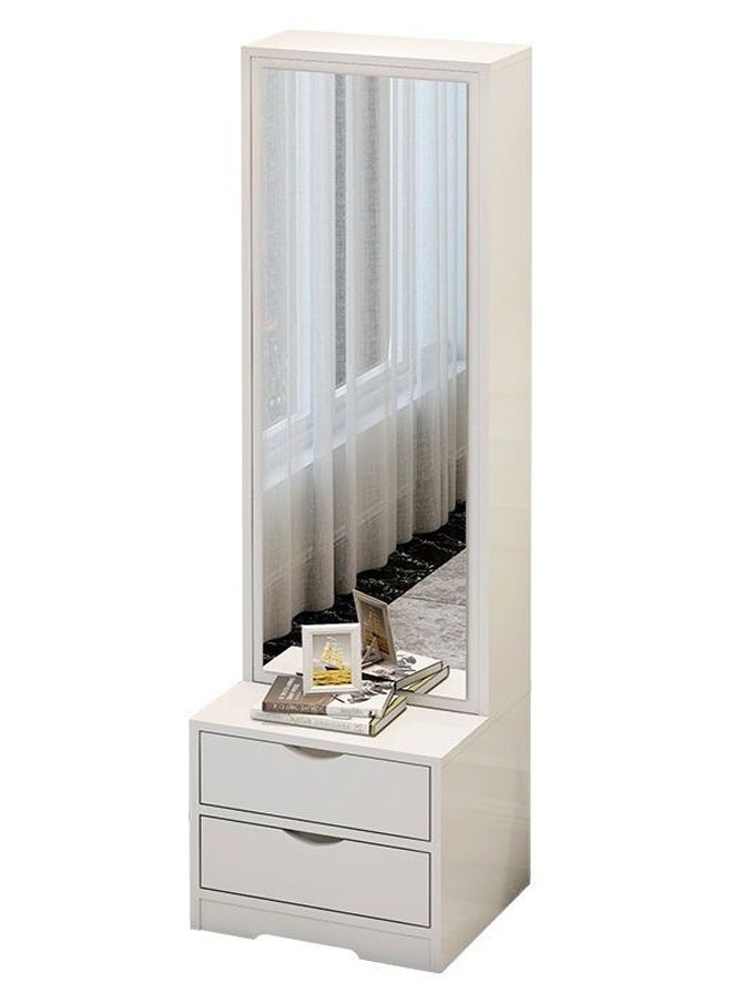 fashionhome - Multifunction Dressing Mirror and 2 Drawers Storage Table 30 x 34 x 162 cm - Image 1