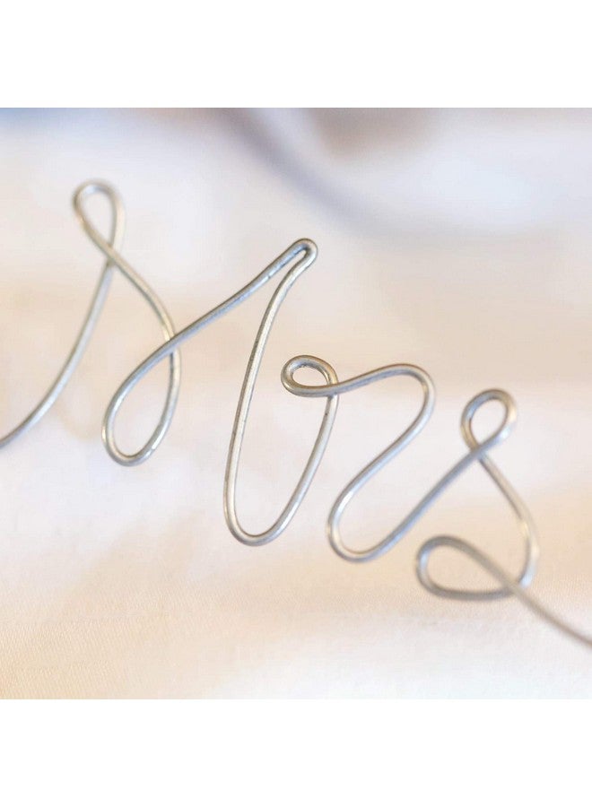 anezus Aluminum Wire Anezus 9 Gauge 12 Gauge 18 Gauge Bendable Metal Wire Armature Aluminum Craft Wire For Wreath Making Beading Floral (Silver 3 Mm Thickness) - Image 5