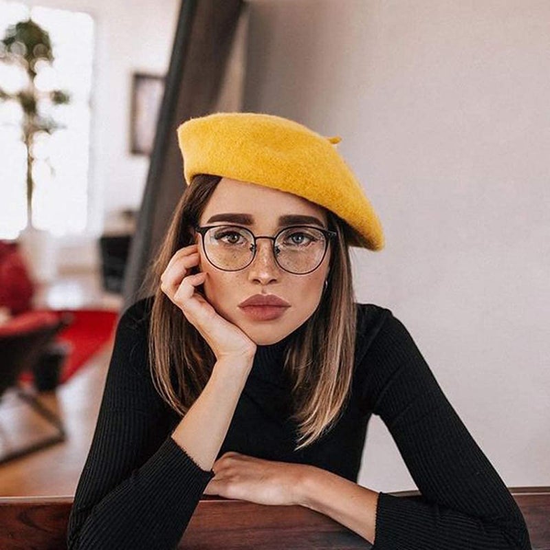 Ventewa Spain Unisex Wool Blend French Artist Beret Cap - Image 3