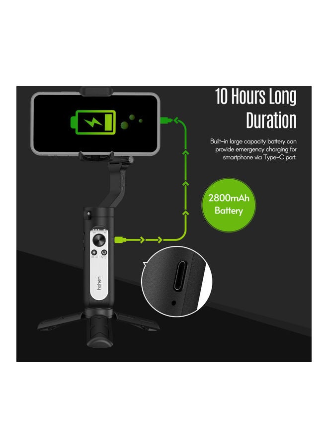hohem iSteady X2 Ultralight 3-Axis Gimbal Handheld Stabilizer Black - Image 5