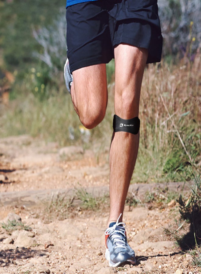 kyncilor 2pc Patella Protective Support Strap Knee Shock Absorption Adjustable Belt Breathable Pressured Protector for Men Women Sports - Image 4