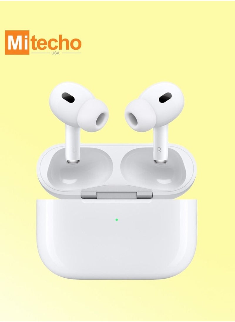 Mi techo - mi techo iphone 15pro max full coverage tempered glass screen guard and deep bass wireless bluetooth earphone combo - Image 1