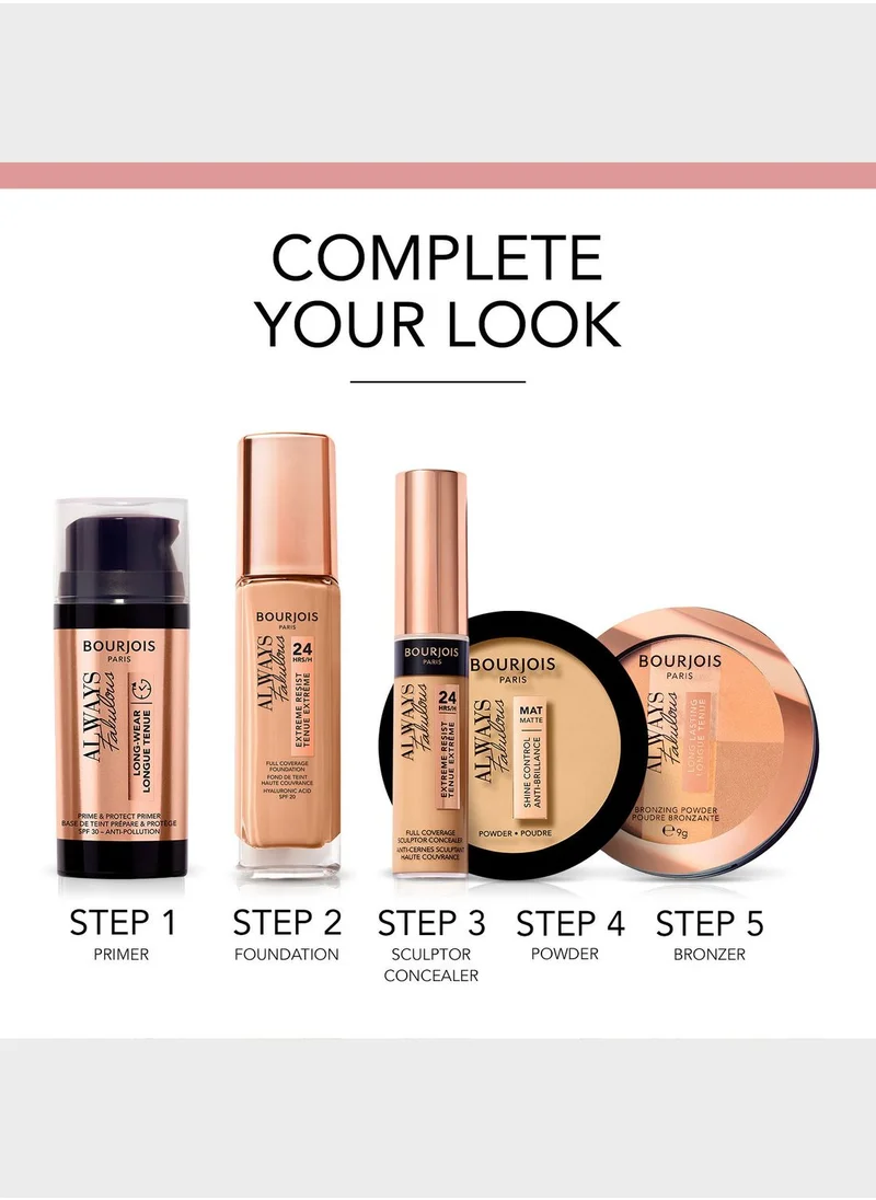 BOURJOIS PARIS Always Fabulous 24Hr Concealer - 200 - Vanilla, 11ml