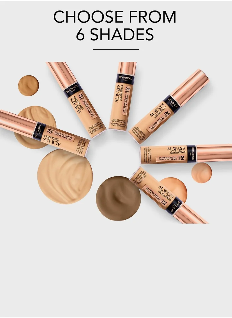 BOURJOIS PARIS Always Fabulous 24Hr Concealer - 200 - Vanilla, 11ml