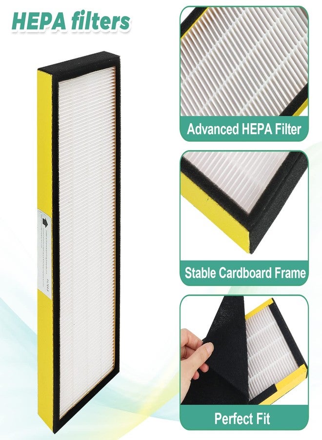 Techecook FLT4825 Filter B Replacement with G-Guardian Air Purifier AC4825 AC4825E AC4300 AC4800 AC4900 AC4850 AP2200CA AC4880 AC4825DLX AP2200 by Techecook - 2 True H13 Filters + 8 Activated Carbon Pre-Filters - Image 2