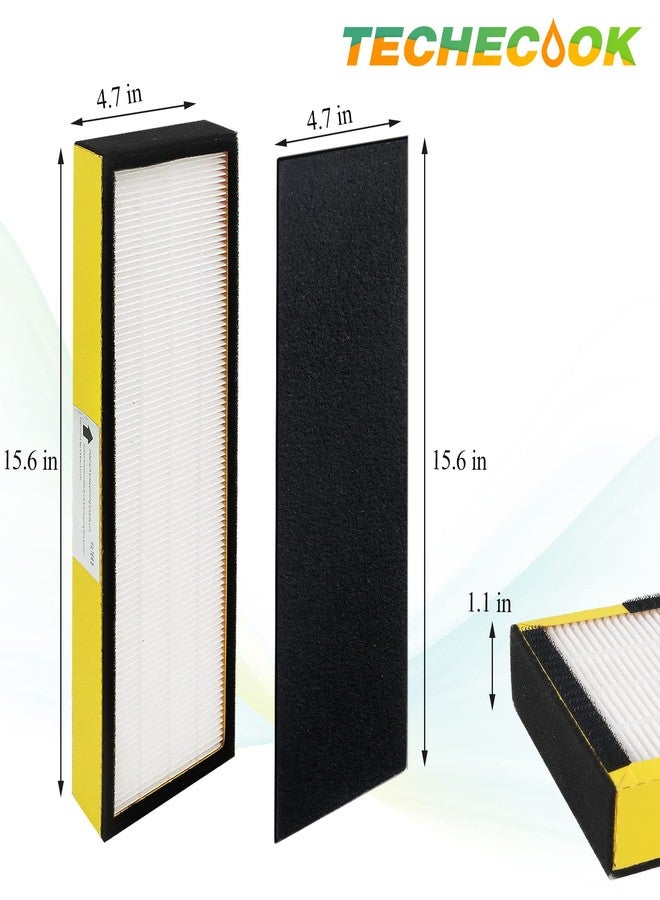 Techecook FLT4825 Filter B Replacement with G-Guardian Air Purifier AC4825 AC4825E AC4300 AC4800 AC4900 AC4850 AP2200CA AC4880 AC4825DLX AP2200 by Techecook - 2 True H13 Filters + 8 Activated Carbon Pre-Filters - Image 5