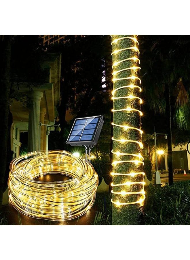 New Solar Tube Light String Led Outdoor Waterproof Colorful Light String Pvc Rainbow Tube Garden Decorative Light