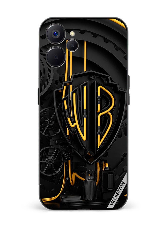 VR CREATIVE Protective Case Cover For Realme 10 5G Warner Bros Logo Design Multicolour - Image 1
