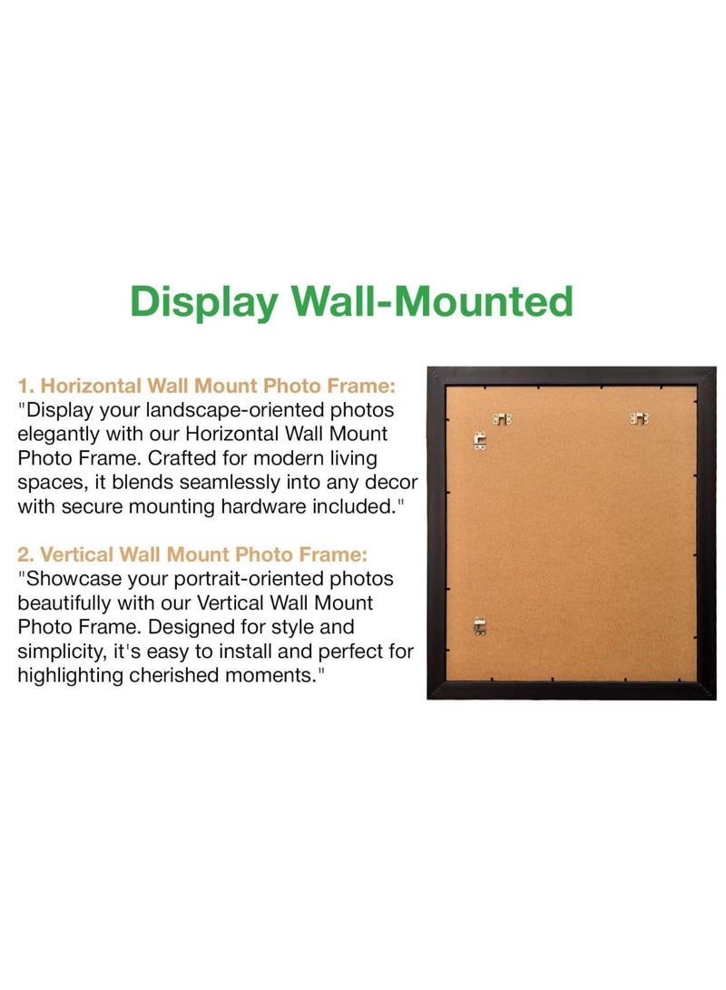 DECORHILLS FRAMES & DECOR Rectangular Glass Photo with PVC, Wall Mount Display for 20x24 Inch Picture - Image 4