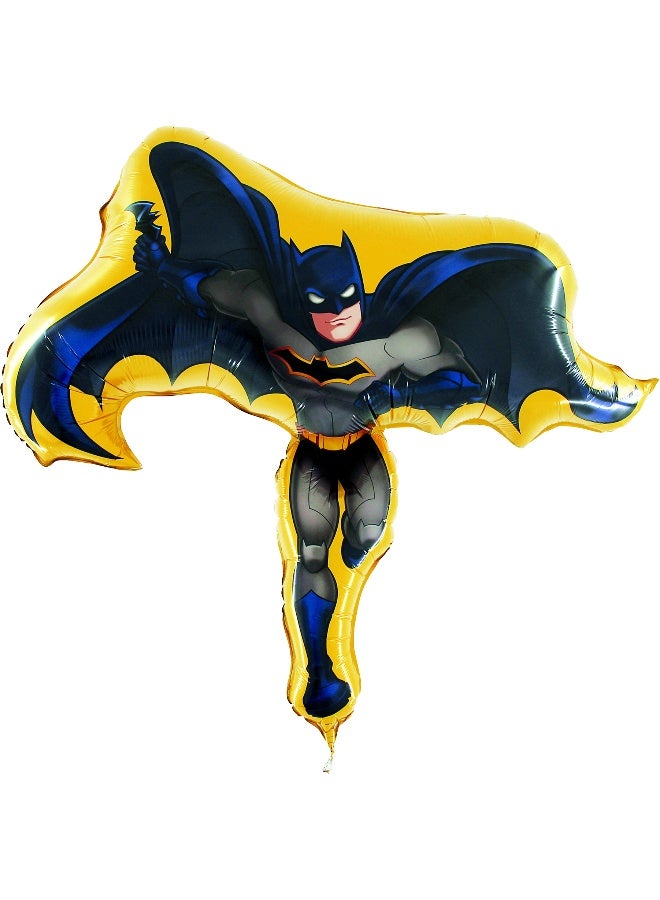 Ciao Batman Mylar Shaped Balloon – Superhero Foil Balloon for Kids Birthday Party Decorations 47 cm - Image 1