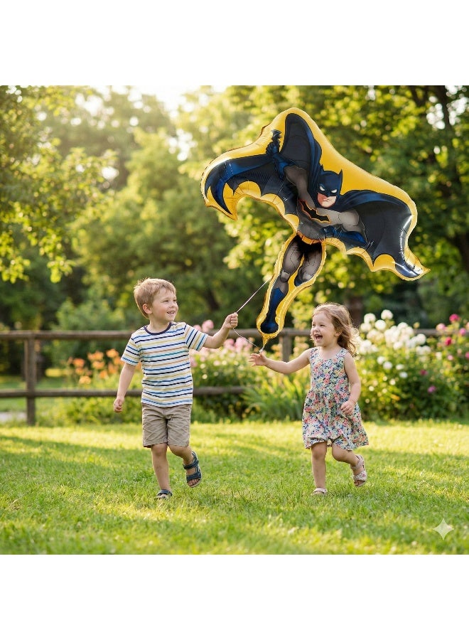 Ciao Batman Mylar Shaped Balloon – Superhero Foil Balloon for Kids Birthday Party Decorations 47 cm - Image 3
