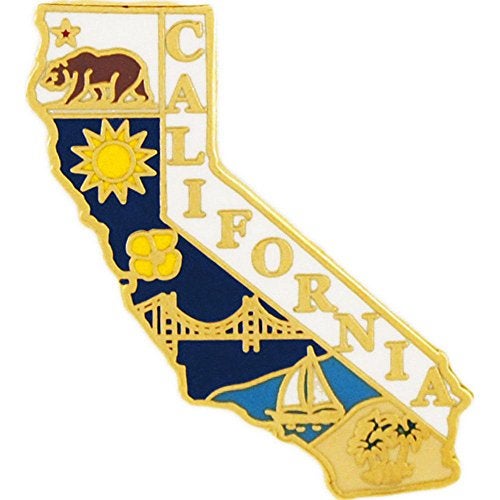 FindingKing California Map Pin 1" - Image 1