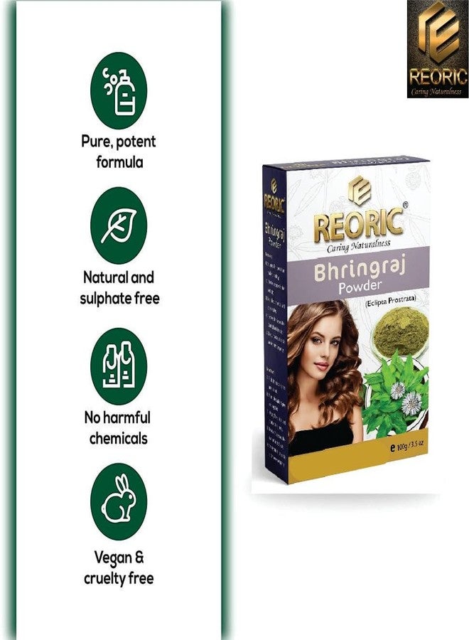 REORIC Bhringraj (False Daisy) Powder for Intensive Hair Care - 100g (Pack of 1) - Image 4
