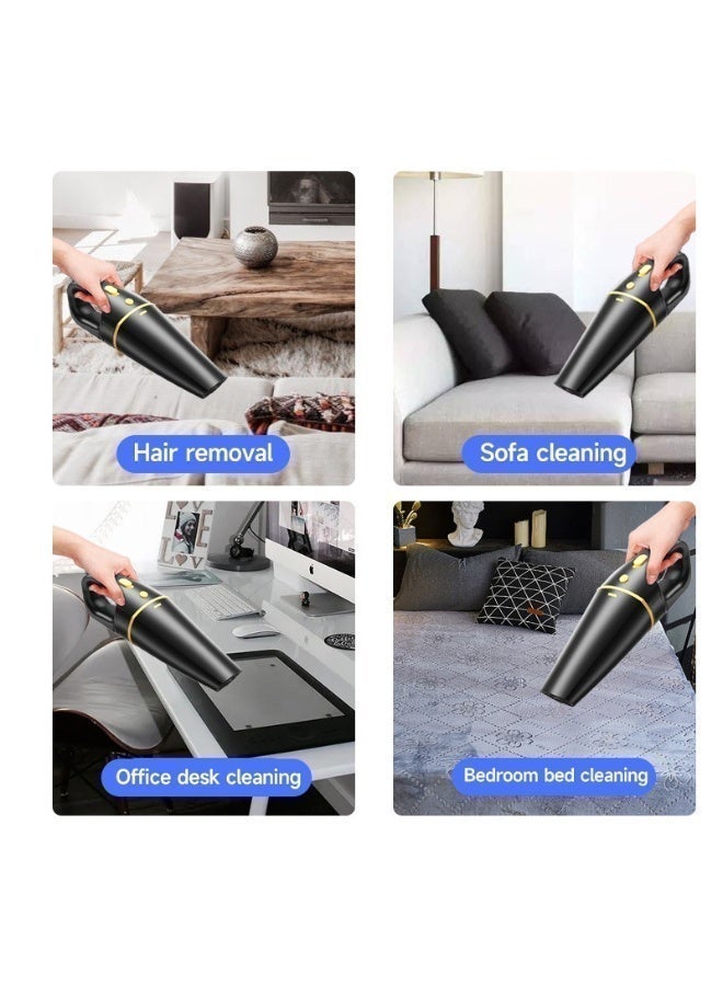 Cordless Handheld Car Vacuum Cleaner 120W | Portable Rechargeable Mini Vacuum with Blower Function | Wireless Vacuum for Car, Home, Office & Pet Hair | Galaxy Goods - Image 4