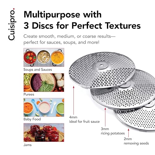 Cuisipro Deluxe Food Mill,Silver - Image 4